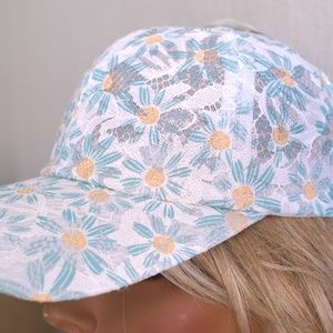 Daisy Lace Light weight  Cap Sun Hat 2 colors